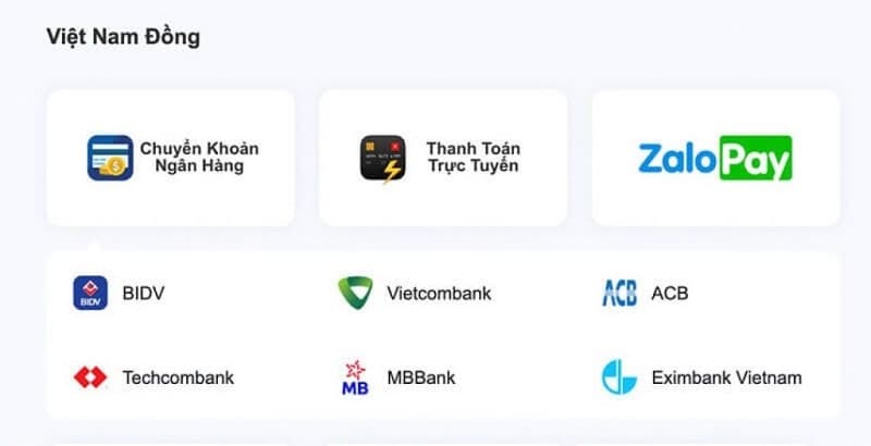 Các thao tác nạp/rút tiền nhanh chóng tại nhà cái 8xbet