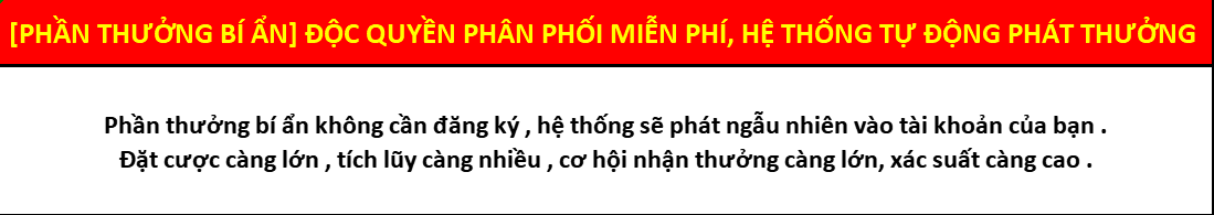 Chi Tiết Về Sự Kiện Phần Thưởng Bí Ẩn Win33